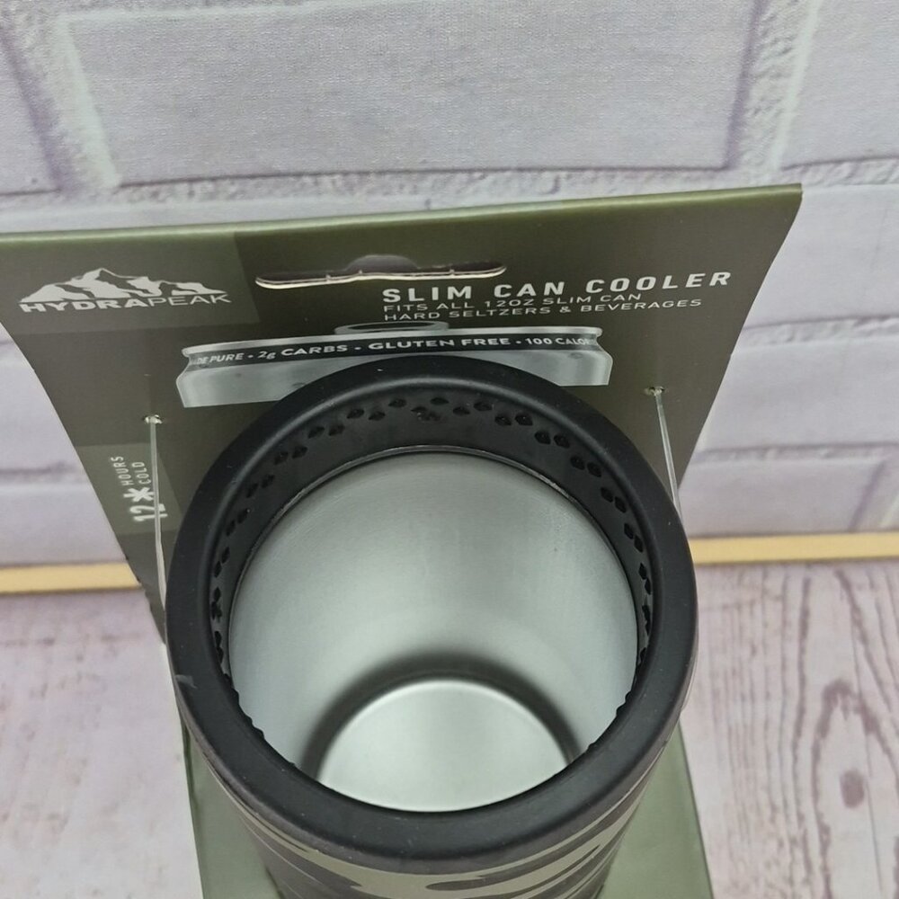 HydraPeak Slim Can Koozie 12 Ounces Camo Graphics White Claw Cooler Coozie 12oz - Picture 4 of 8